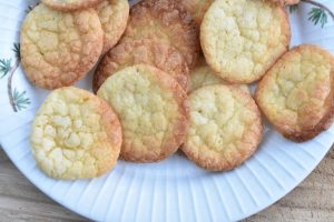 Vanilje småkager - sprøde nemme vaniljetoppe