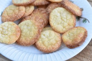 Vanilje småkager - sprøde nemme vaniljetoppe