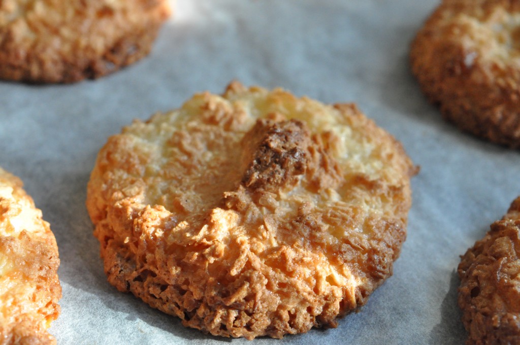 Kokosmakroner med marcipan - lækker opskrift