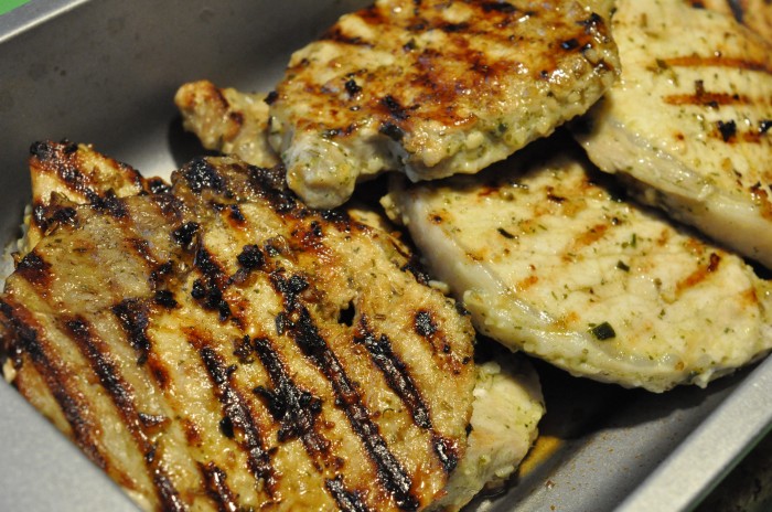 DSC_4711 grillede marinerede svinekoteletter