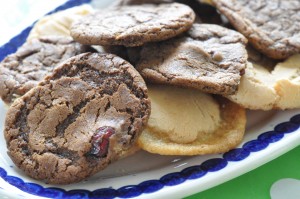 2 slags cookies af samme dej - nem opskrift