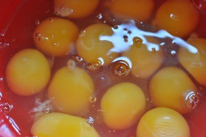 Æggekage med bagepulver - luftig æggekage