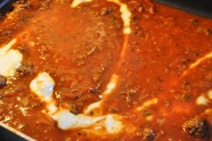 Lasagne med oksekød, squash og gulerødder