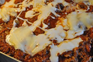 Lasagne med squash, gulerødder & oksekød