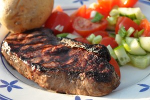 DSC_5962 • nogetiovnen.dk Entrecote på grill nem opskrift på grillet steak