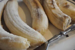 Banankage og bananmuffins uden chokolade - med mange bananer