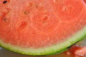 Salat med vandmelon - melonsalat med mozzarella og blåbær 