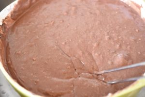 Klassens time kage - chokoladekage som stor bradepandekage