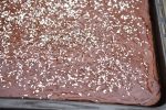 Klassens time kage - chokoladekage som stor bradepandekage