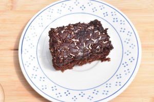 Klassens time kage - chokoladekage som stor bradepandekage