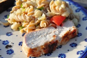 Marineret kalkunbryst med opskrift på marinade