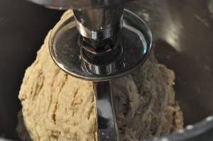 Pizza a la flammkuchen med skinke og løg