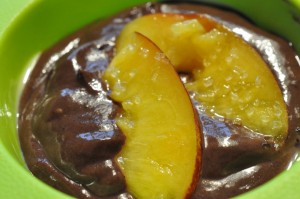 Nektarin muffins med marsbar - svampede chokolademuffins