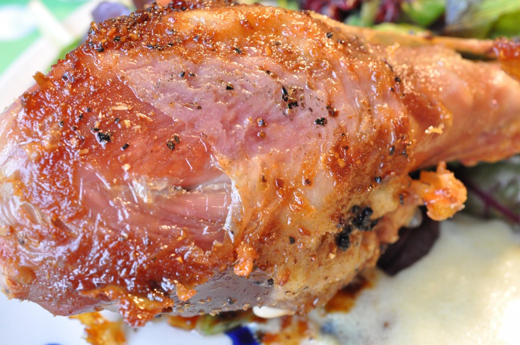 Kalkunlår i ovn eller på grill - nem opskrift