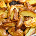 Hjemmelavede pommes frites i ovn med olie