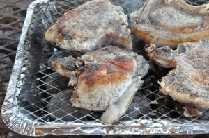 Smukke Bergen og koteletter med sommergrønt