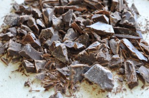 Grofthakket chokolade