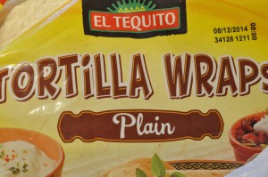 Tortillas med oksekød - tortilla wraps