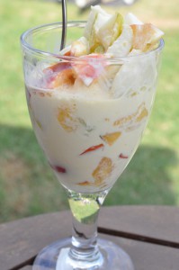 DSC_8055 • nogetiovnen.dk Frugtsalat med råcreme eller vaniljecreme