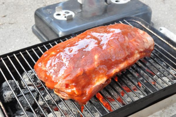 Grillet chili/barbecue marineret nakkesteg