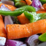 Honningbagte grøntsager i ovn - nem opskrift