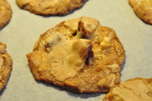 Cookies med kondenseret mælk og mandler