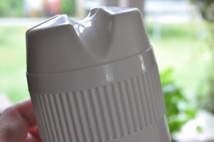 Fromage med tykmælk og rabarberkompot