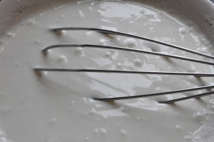 TykmælksfromageFromage med tykmælk og rabarberkompot