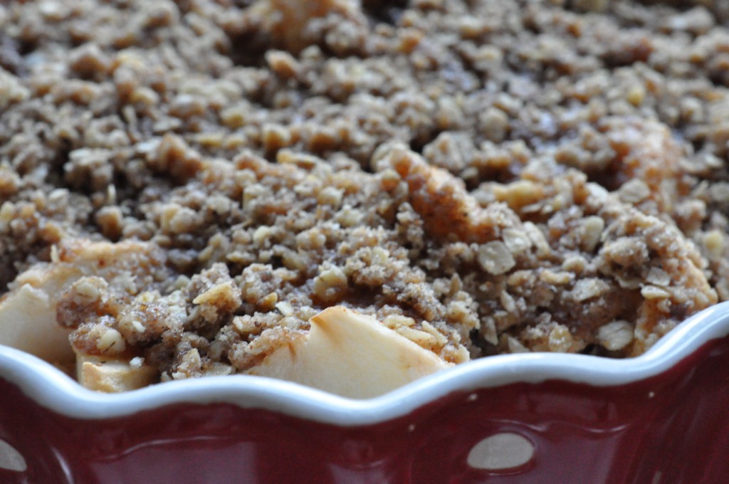 Hurtig æblecrumble - den bedste crumble opskrift