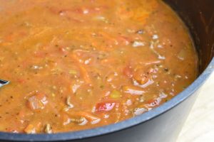 Kødsovs med grøntsager til pasta ell. lasagne