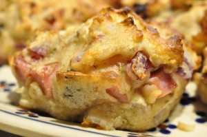 Madmuffins - grove muffins med ost og skinke