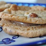 Småkager med nougat - cookie sandwich