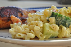 Pastasalat med karry - sund fedtfattig opskrift