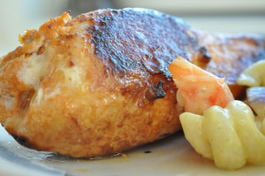 Kylling smager skønt til pastasalat