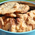 Cookies med Marsbar, marcipan og mandler