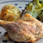 Sprødstegt andelår og hasselbackkartofler