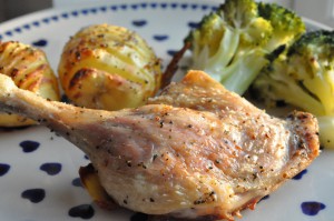 DSC_9526 • nogetiovnen.dk Sprødstegt andelår og hasselbackkartofler