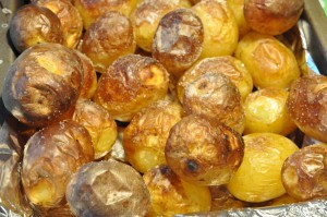 Steaks af oksefilet med grøntsager & kartofler