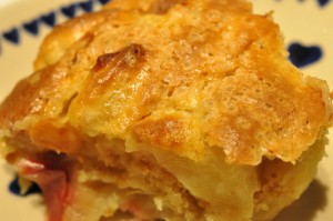 Æblekage med marcipan, makroner og appelsin - saftig