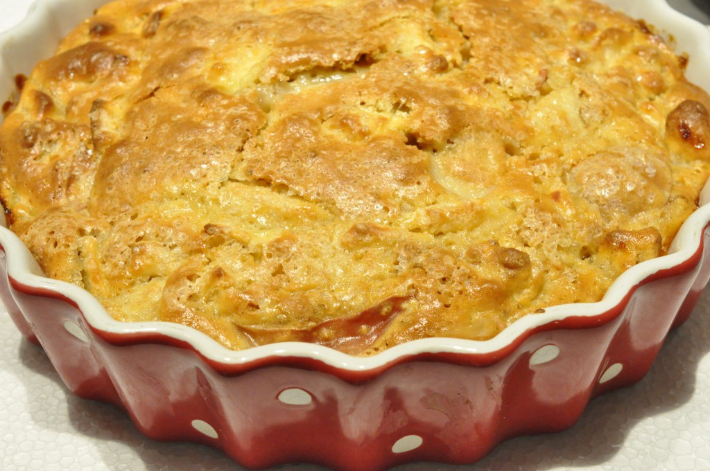Æblekage med marcipan, makroner og appelsin - saftig