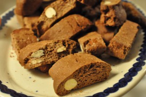 Biscotti med appelsin og mandler - kakao julebiscotti