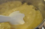 Kartoffel suppe med porrer og flødeost - nem
