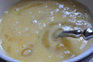 Chokoladekage med pærer - dessert opskrift