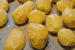 Hasselback kartofler