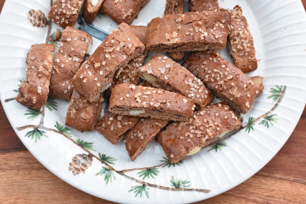 Biscotti med appelsin og mandler - kakao julebiscotti