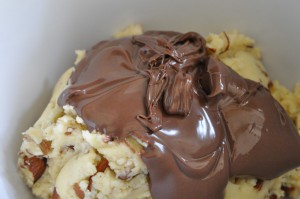 Amerikanske cookies med Nutella – opskrift