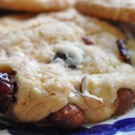 Cookies med tranebær vanilje og mandler