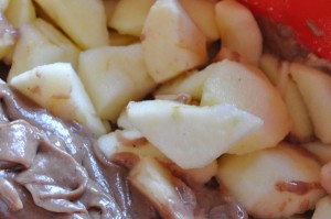 Æblemuffins & æblekage med Nutella opskrift