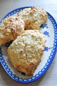 Æblescones - scones med æble og havregryn