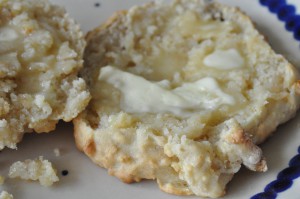 Æblescones - scones med æble og havregryn